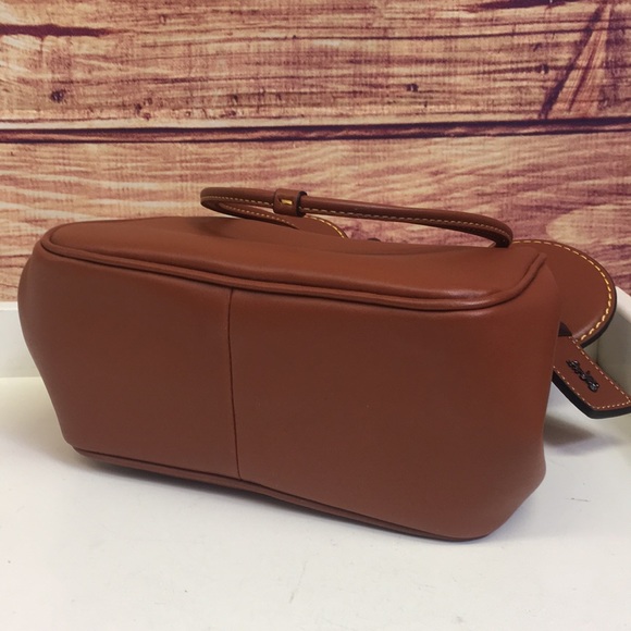 Disney x COACH Mickey Mouse Brown Leather Mini Bag - Picture 5 of 8